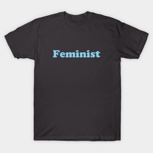 Feminist, blue T-Shirt